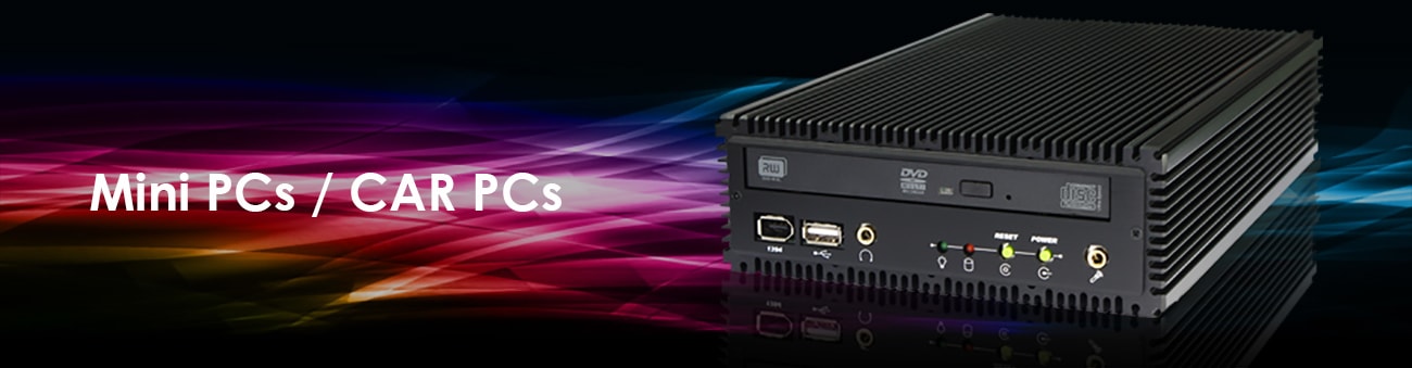 Compact, high performance x86 car PC (vehicle PC, auto PC / carputer / car computer) aimed at automotive / car PC hardware customers and telematics systems and for small monitor and small touchscreen ruggedized manufacturer Xenarc Technologies https://www