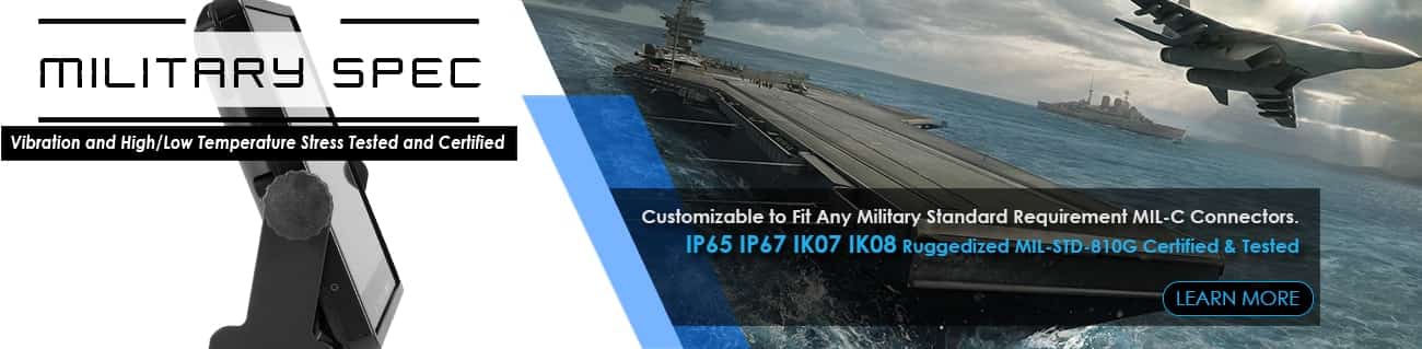 Military LCD Monitor and Touchscreen Rugged Solutions Manufacturer