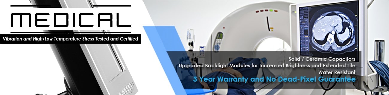 Rugged LCD monitor and  touchscreen medical grade ruggedized solutions manufacturer Xenarc Technologies https://www.xenarc.com