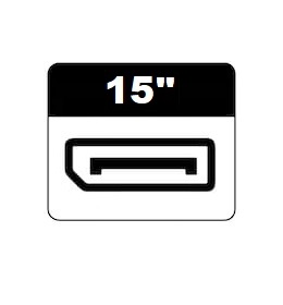 15" Displayport Monitors