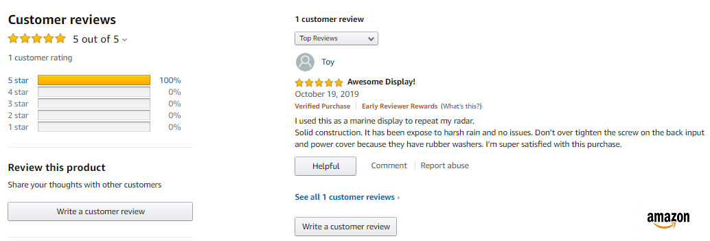 Ruggedized All-Weather Xenarc 7" to 18" Touchscreen Display Testimonials