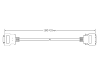 26-PIN TSH to 20-PIN Adaptor Cable