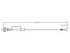 IP67 Waterproof Power Cable for GNH Xenarc Monitors - 5 METER